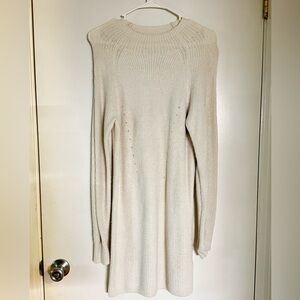 Women White Sweater Dress
